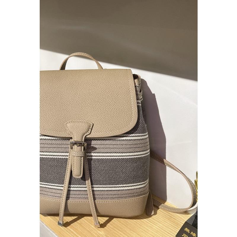 New cowhide leather high-end fashion backpack schoolbag shoulder crossbody handbag large-capacity women's bag