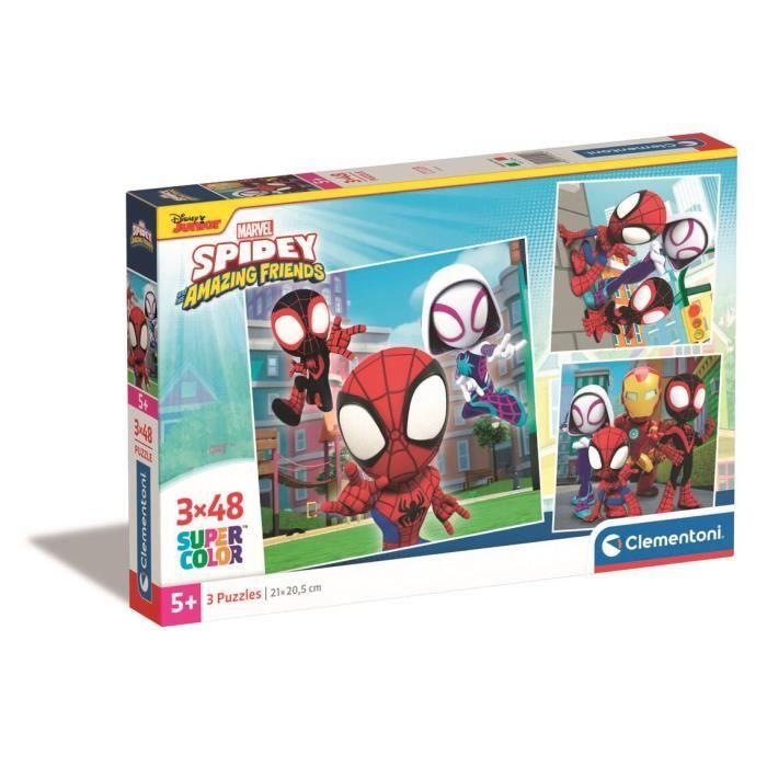 Puzzle Marvel Spidey und seine erstaunlichen Freunde - Clementoni - 24 Maxi-Teile - Zeichentrickfilme und Comics