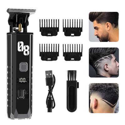 Cortador de Cabelo Barbeiro Cortador Máquina de Cortar Aparador Elétrico para Homem Lâmina de Barbear Cortador Masculino Máquina de Corte de Cabelo Assunto Masculino Cortador de Barba