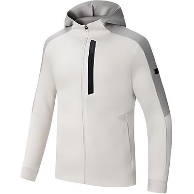 Série d'entraînement Sport Décontracté Simple Veste à capuche Slim Homme Veste 152437706N-6