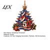 Lightweight Acrylic Pendants 250 Anniversary USA Christmas Tree Ornament, 2D 1776-2026 250th Ornaments Hanging Decoration, Fourth of July Independence