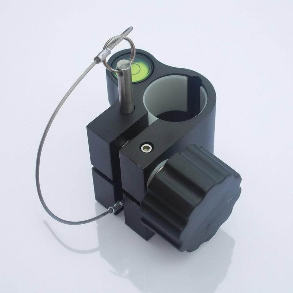 Secure Pole Clamp with Bubble Level Built-in Spirit Portable