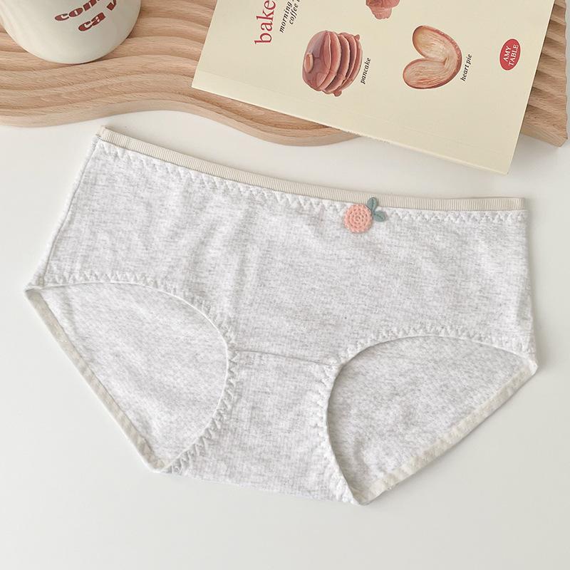 

Женское нижнее белье, хлопковые антибактериальные дышащие модные шорты, женские бесшовные летние тонкие трусы со средней талией L