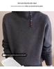 Plus Size Women's Sweater: Half High Neck, Ideal for Spring, Autumn, Winter – Versatile Knitted Layer for Belly Coverage
