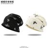 2024 Designer-style Printed Butterfly Beanie, Suitable for Larger Head Sizes, Makes the Face Appear Smaller