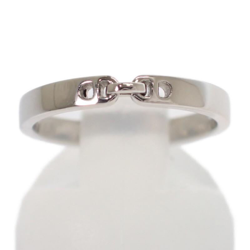 HERMES  #9(JP Size)  ring Pt950Platinum Women