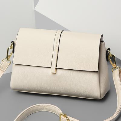 Monochromatische feminine Umhängetaschen elegante Schultertasche Damentaschen und Geldbörsen Luxus