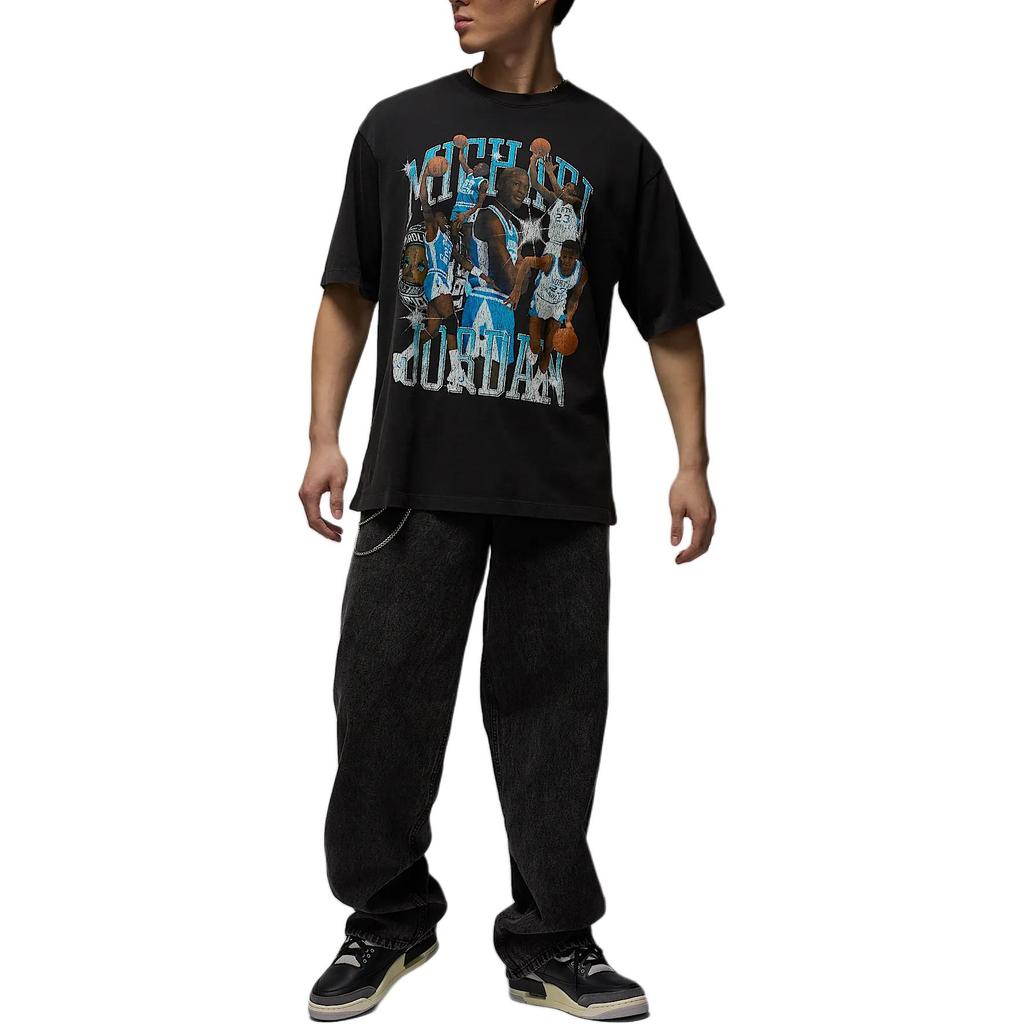 Air Jordan Flight Essentials Graphic Tee Black Men Tops HQ8940-010