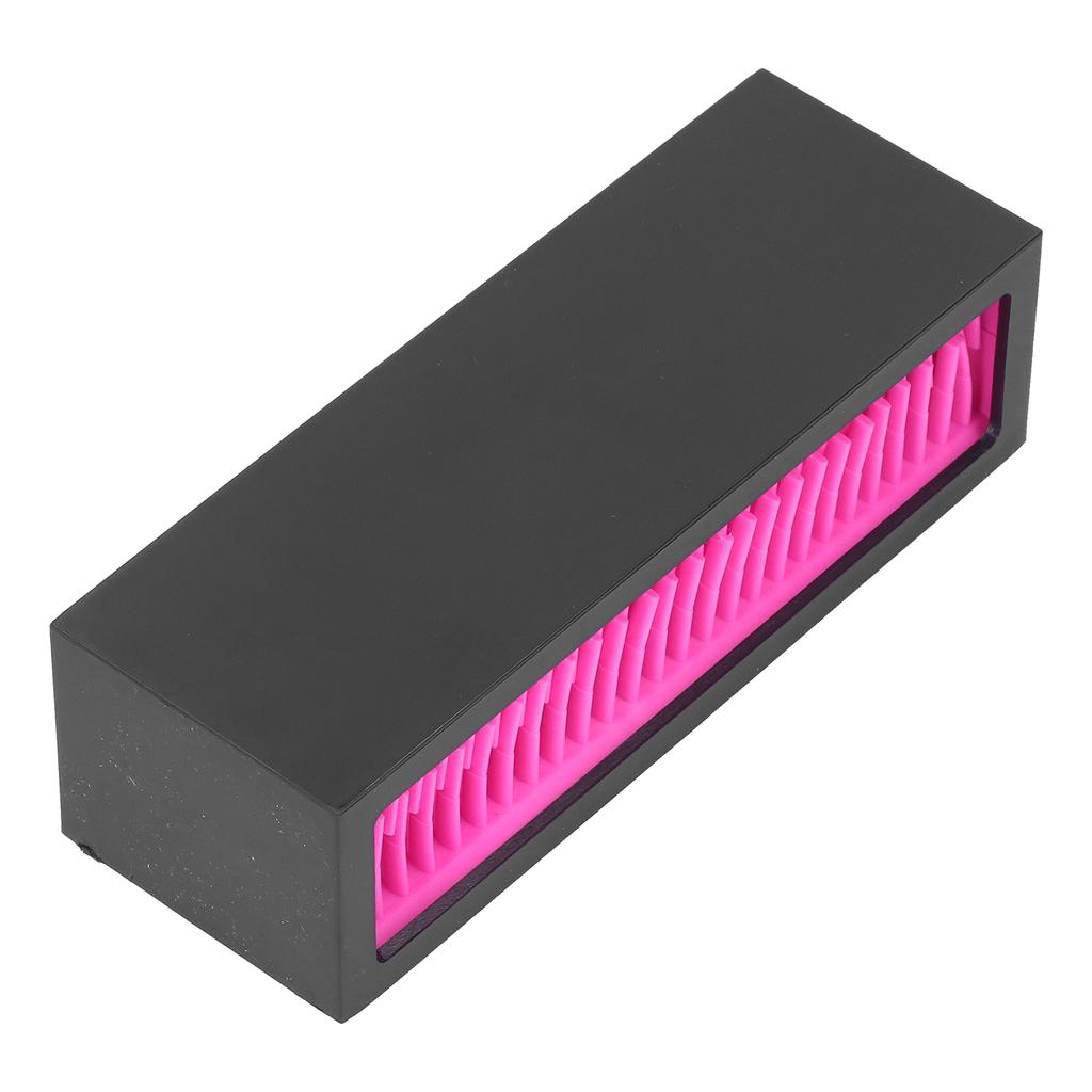 Desktop Storage Box Silicone Cosmetic Organizer Makeup Brush Holder Lipstick StandRose Red