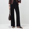Women's Elastic Waist Straight Leg Trousers