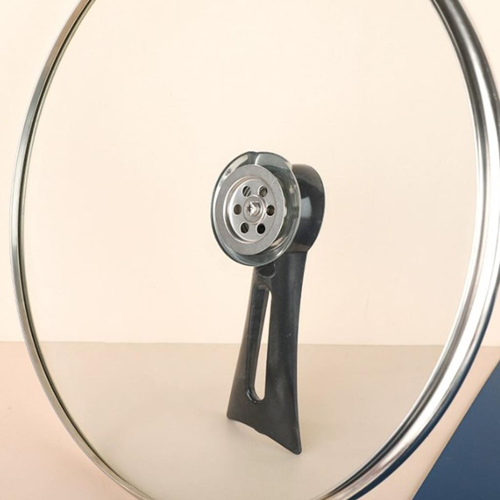 Náhradní rukojeť poklice, pryskyřičný stojánek, rukojeť pro držení poklice pánve, kryt knoflíku pro 28 až 34 cm kuchyň