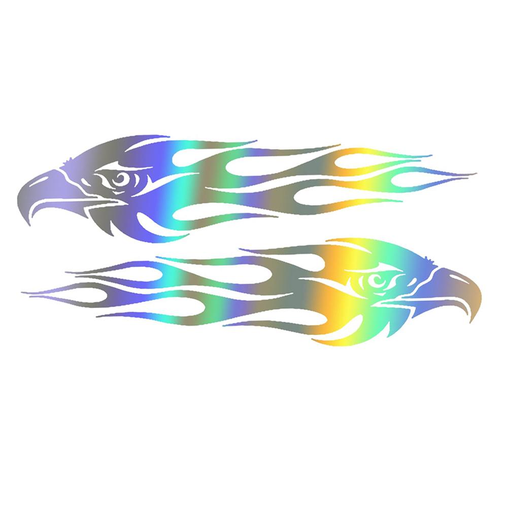 

Dynamic For Eagle Car Decal with Flames Waterproof Material Perfect for Motorcycles and For SUVs Quick Installation