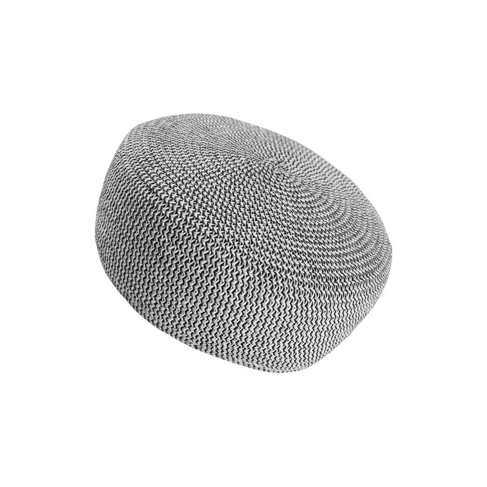 Brimless Beret Hat Raffia Flat Top Hat New Artist Hat  Women