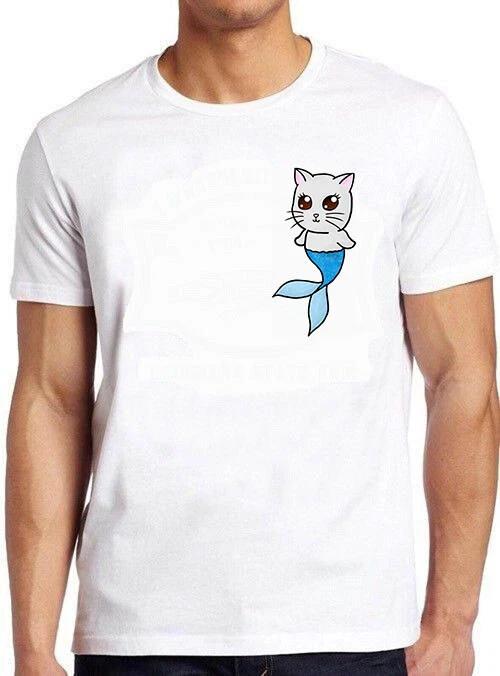 Meowmaid Cat Mermaid Cute Meme Funny Vintage Style Cult Gift Tee T Shirt M648 XXXXL