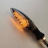 Unviersal Motorcycle Turn Signal Amber Flashing LED Lights Blinker Lightings Indicator Lamp Light Flasher Motorbike