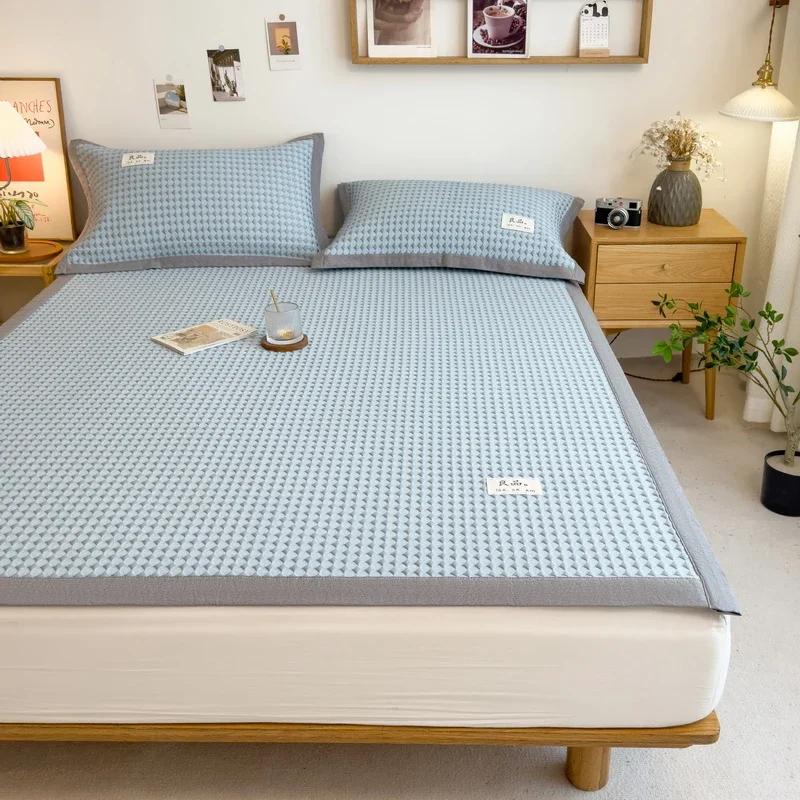 Chladivá matrace Hladká klimatizace Domácí přikrývka 2ks/3ks Lehký polštář Chladivý pocit Vlákno Šetrné k pokožce Prodyšné