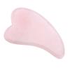 Natural Rose Quartz Scrapping Plate Health Healing Care Massage Stone