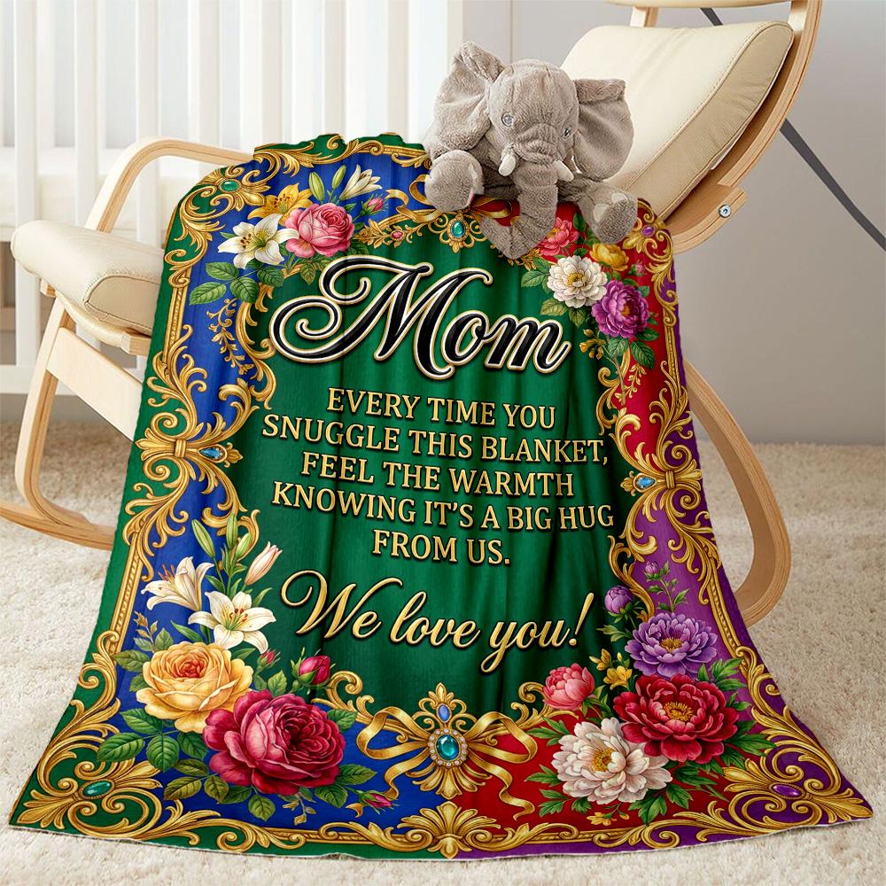 

Love In Every Stitch Flannel Blanket-Soft and Suitable for Sofas,Beds,Offices,Travel,All Seasons,Great Gift for Holidays and Birthdays. 80cmx120cm