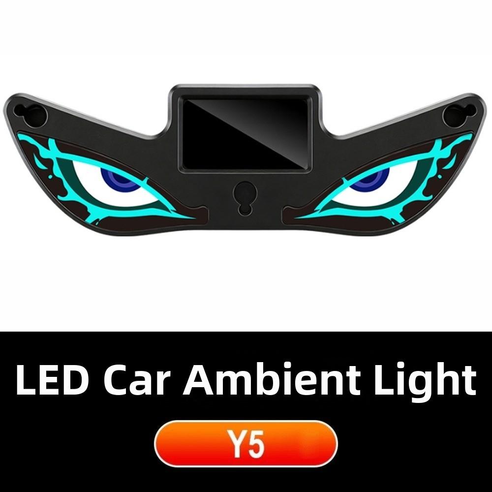 Wireless Solar LED Car Light Suction Cup Devil Eyes Car Light New Vehicle Strobe Light 1