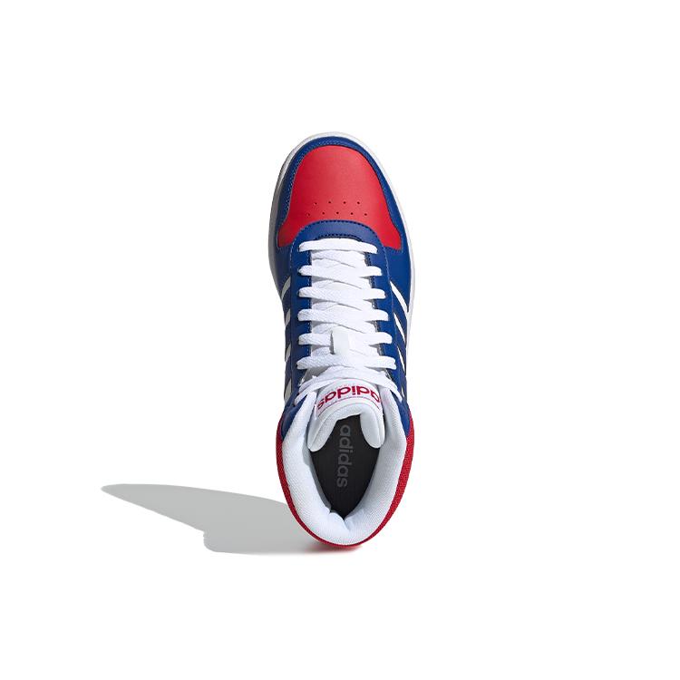 Adidas Hoops 2.0 Mid 'White Blue Red' (Unisex) Skateboard Shoes FY8472