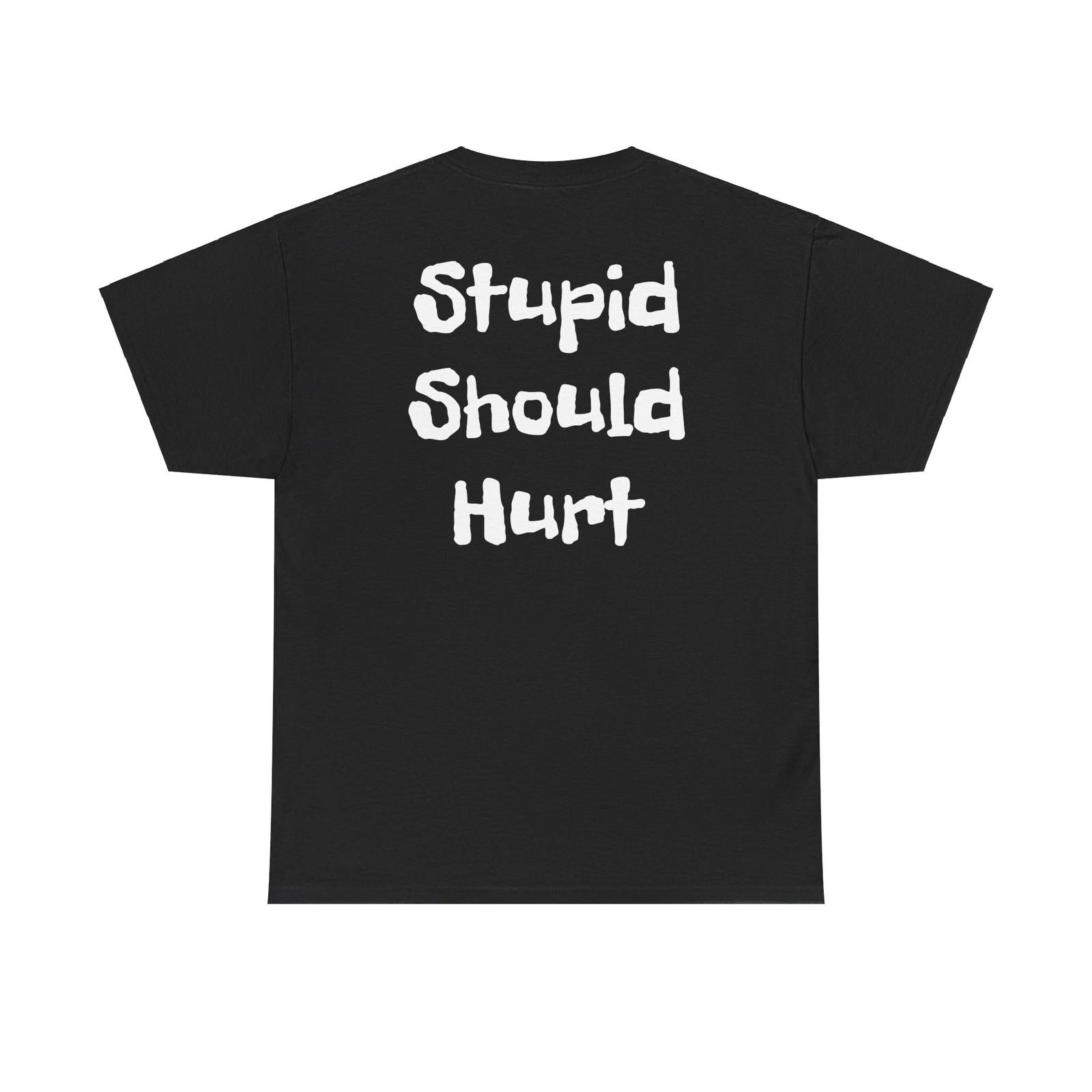 Stupid Should Hurt Attitude Funny Unisex Heavy Cotton Tee XL