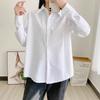 Spring Autumn Women's White Elegant Fashion Shirt Ladies Long Sleeve Simple All-match Buttons Cardigan Blouse