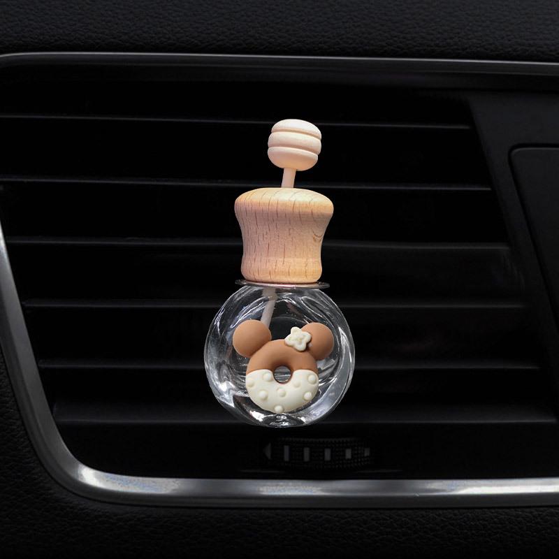 Cartoon Car Air Vent Perfume Bottle Ornament