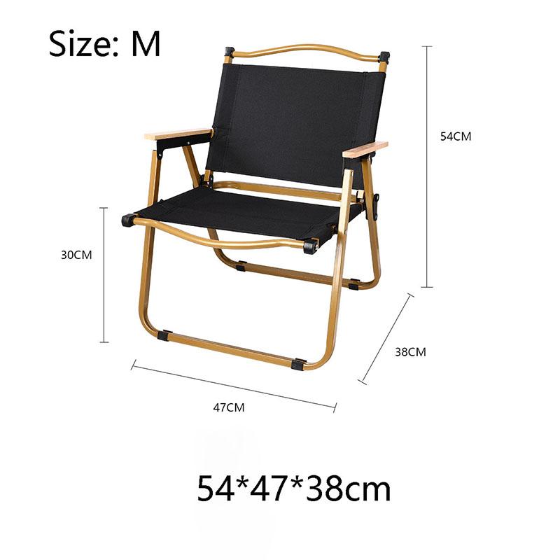 Aluminum Folding Chair Portable Camping Chair Heavy Duty Outdoor Picnic Chair Car Trunk Lightweight Chair for Beach Hiking