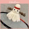 Cute Plush Badminton Doll Keychain Decorative Accessory For Bags And Gifts