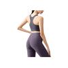 Anta Training Series Solid Color Slim Fit Front Zipper Sports Bra Women Underwear Dark-Gray 962447101-3