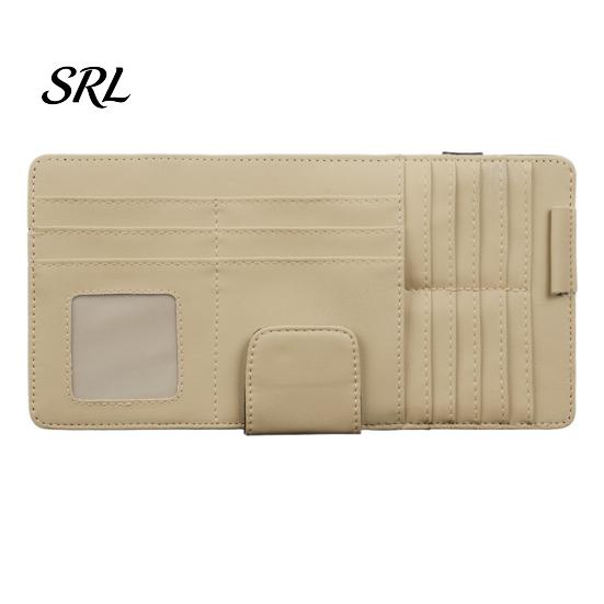 Driving Organizer for Car Sun Visor, Pen Business Card Holder Organizer, Ticket Essentials Storage Pouch, Sunglasses Clip Stowing Tidying Accessories