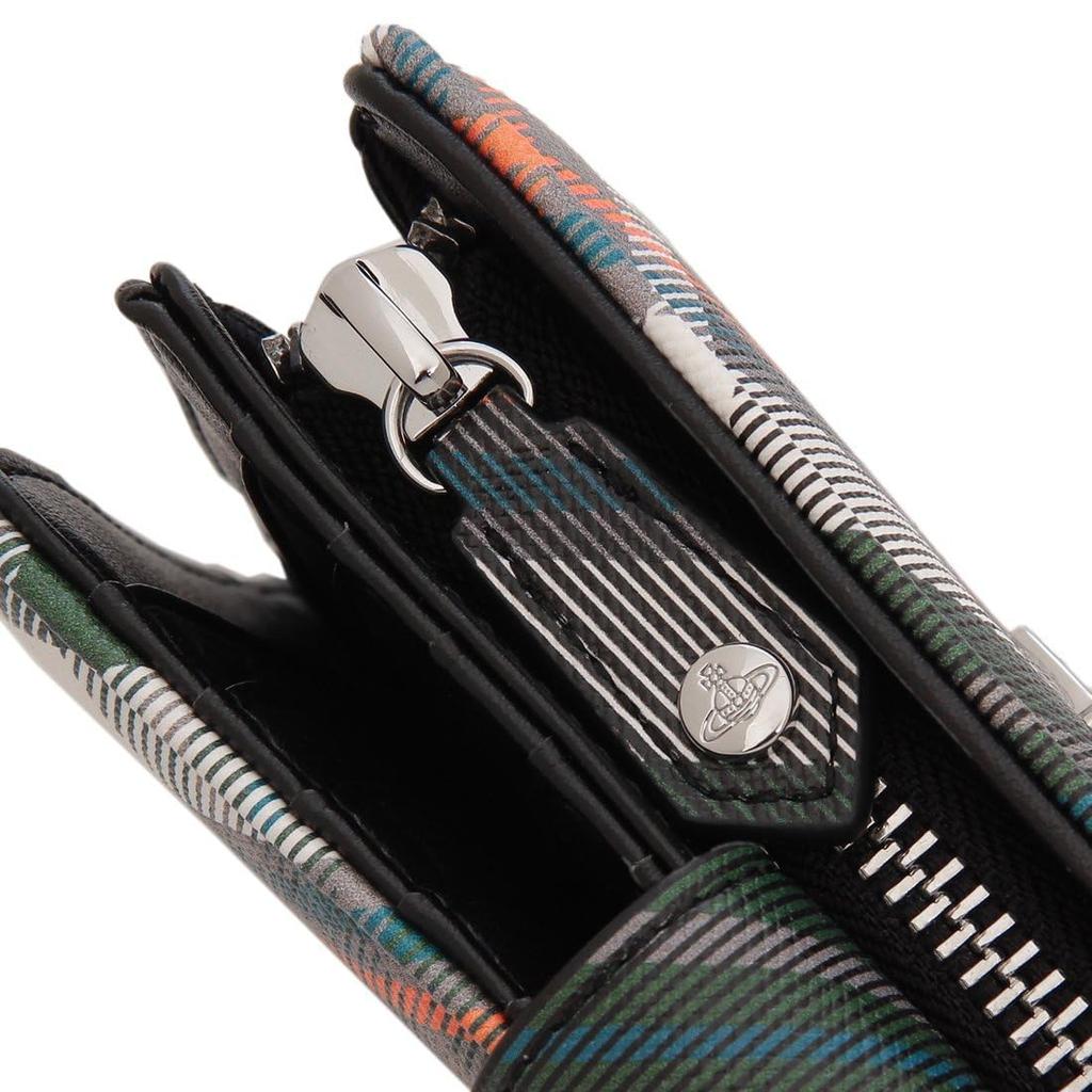 Vivienne Westwood Women's Derby Bifold Wallet in Green and Multicolor (Product Code: 51080028 S0012 O102)