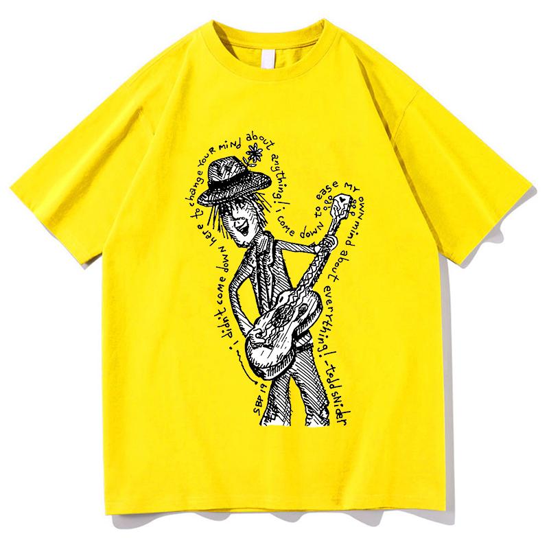 Todd Snider T-Shirts Casual Merch Cotton High Quality T Shirts Cartoon Print Funny Clothing Unisex Comfortable Tees Streetwear