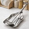 Stainless Steel Utensil Stand Stable Base Spoon Rest Nut Dishes Fruits Plates  Tableware Storage