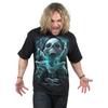 Spiral Direct Unisex Adult Ghost Skull Back Print T-Shirt