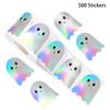500Pcs Glittering Flower Sticker Party Gift Wrapping Label Sticker Children Reward Stickers Scrapbook Stationery