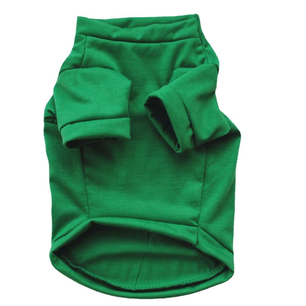 Christmas Model, Green Santa Model, Pet Clothing, Dog Clothes, Sweatshirt T-shirt.