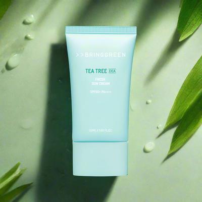 BRING GREEN Tea Tree Cica Fresh Sun Cream 50mL 1+1(Limited)