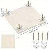 Wood Flower Press Kit 4X4 Inch Plant & Leaf Preservation Set For Making Specimen Dry Fower Press Kit Diy Craft Educational