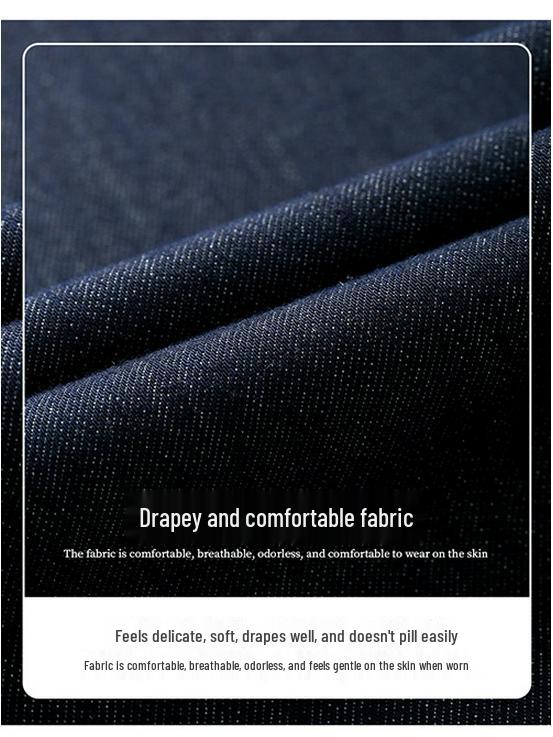 2025 Spring Women's Wide-Leg Denim Jeans - Loose Fit in Blue