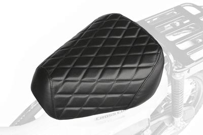 Husă de scaun Special Parts Takegawa, cusătură diamantată, cruce neagră, model Cub (JA45) 09-11-0235