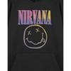 Nirvana Unisex Hoodie für Erwachsene mit Sonnenuntergangs-Logo