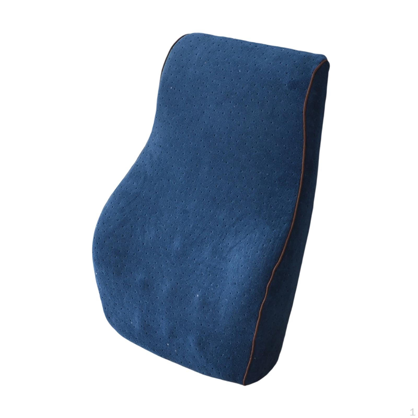Support Pillow Back Cushion Rest with Adjustable Straps for Working Velvet Blue 1689₽