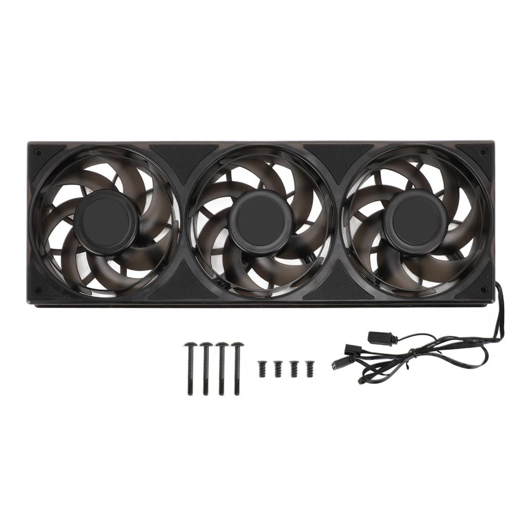 360mm 3 In 1 Computer Case Fan 5V ARGB 2200RPM 4 Pin PWM MFDB Dynamic Pressure Bearing 7 Blades Quiet Case Cooler Fan