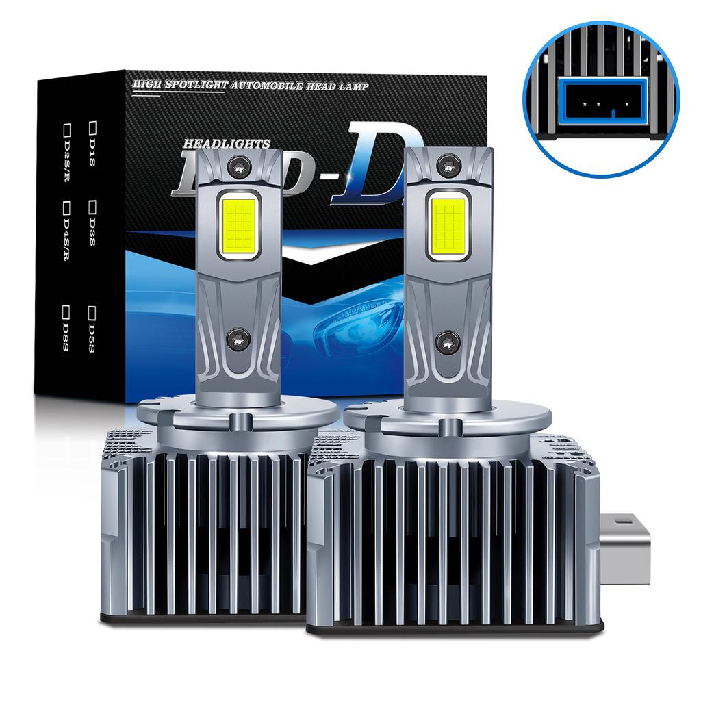 Dual copper tube D1S high power LED headlight D2S xenon lamp D4S automotive lamp D5S laser D3SD8S lamp