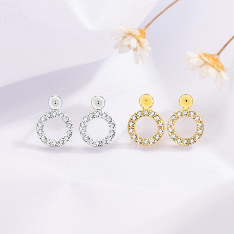 S925 Silver Pearl Earrings: Empty Setting Ear Wire, Hoop, Hook, Stud, Pendant, and Bottom Setting.