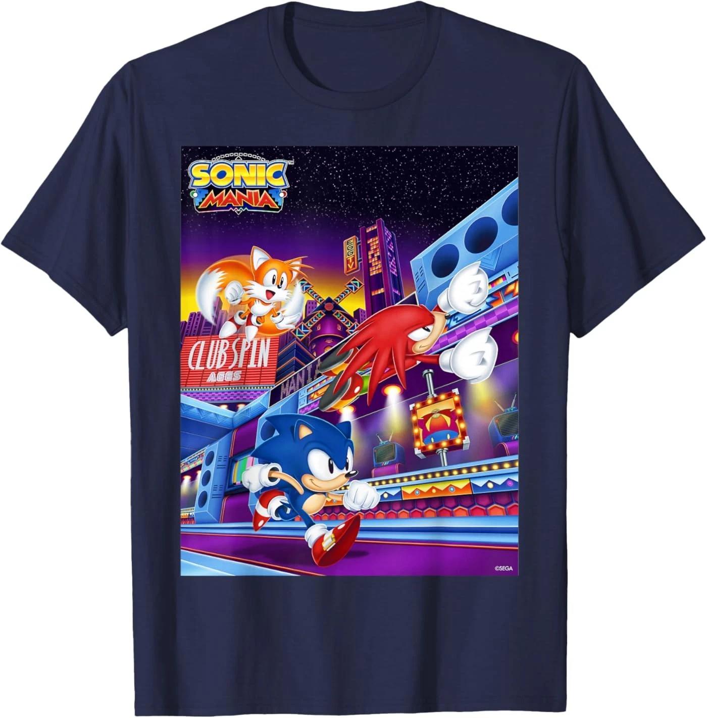 Sonic The Hedgehog - Sonic Mania Club Spin T-Shirt 2XL