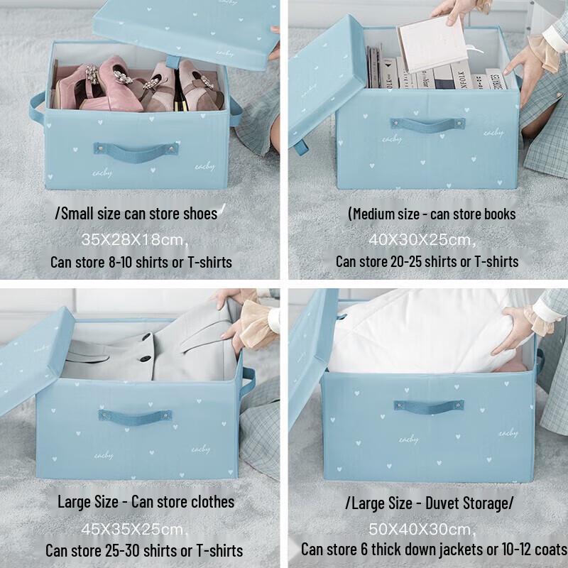 EACHY Foldable Clothes Storage Box