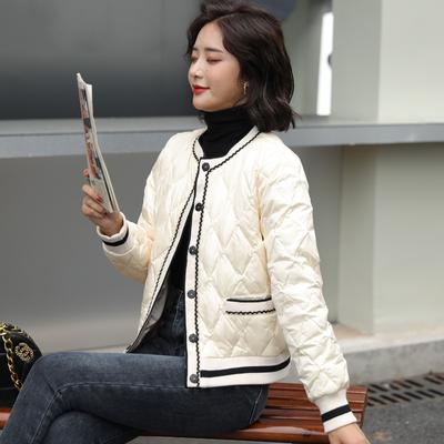 Light Temperament Small Fragrant Down Jacket Women's Short New Winter Clothing Small White Duck Down Warm Jacket Tide