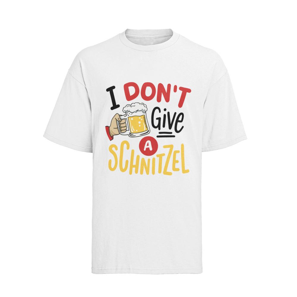 

I dont give a schnitzel Germany Deutschland afd Herren T-shirt Baumwolle L